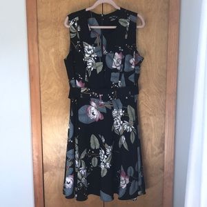 City Chic Black Floral Dress